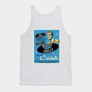 Buddy Holly In Person (Blue) Tank Top